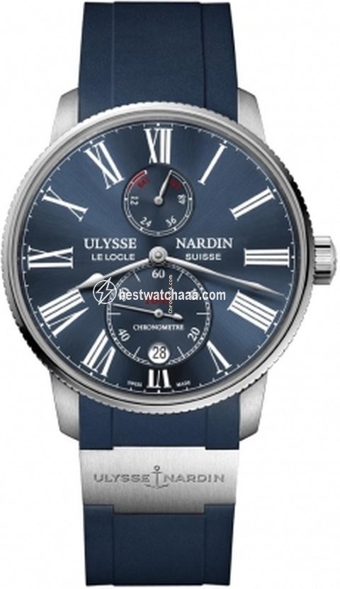 Ulysse Nardin Marine Torpilleur Mens watch Unisex Automatic Steel 1183-310-3 43