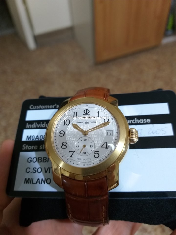 Baume & Mercier Capeland Mens watch Unisex Automatic Yellow gold 65486 - M0A08500