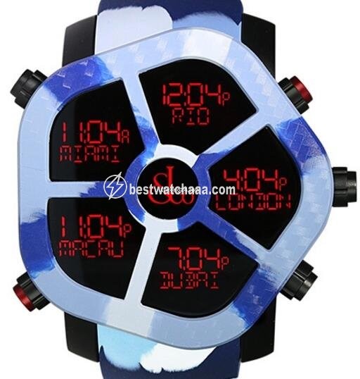 Jacob & Co. Five Time Zone Mens watch Unisex Quartz GH100.11.NS.PC.ANP4D