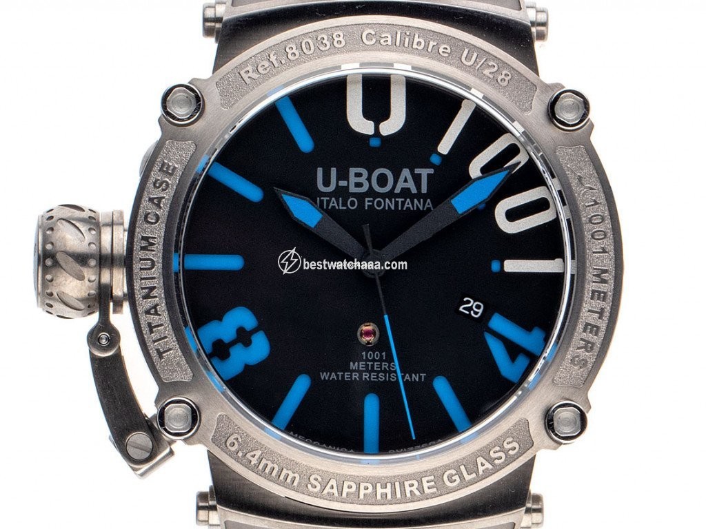 U-Boat U-1001 Mens watch Unisex Automatic Titanium 8038