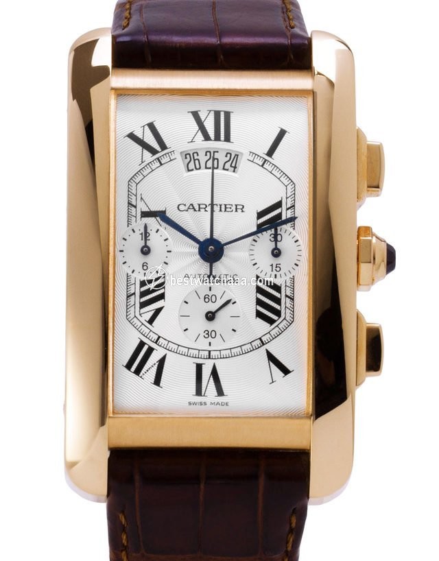 Cartier Tank Americaine Mens watch Unisex Automatic Yellow gold W2609356