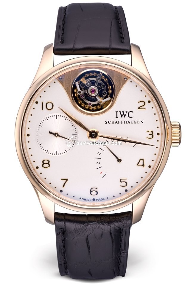 IWC Portuguese Tourbillon Mens watch Unisex Automatic Rose gold IW504202