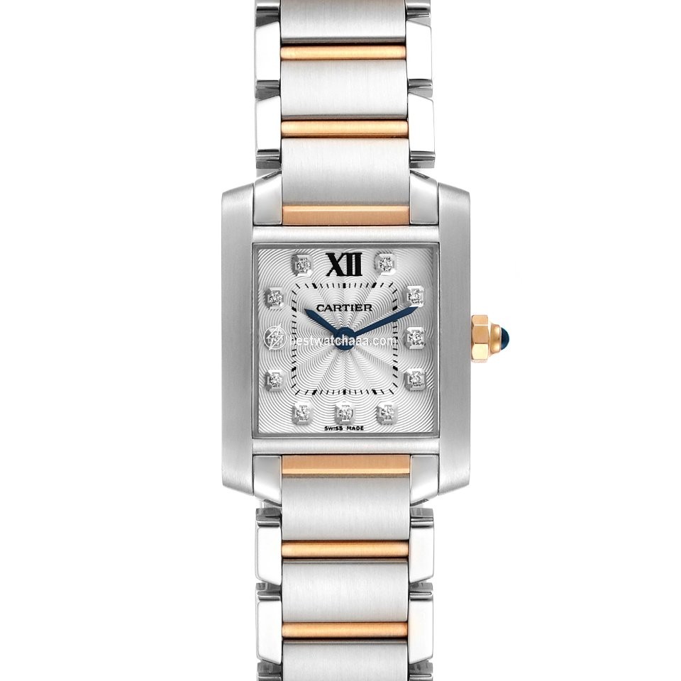 Cartier Tank Francaise Womens watch Quartz Gold Steel WE110004