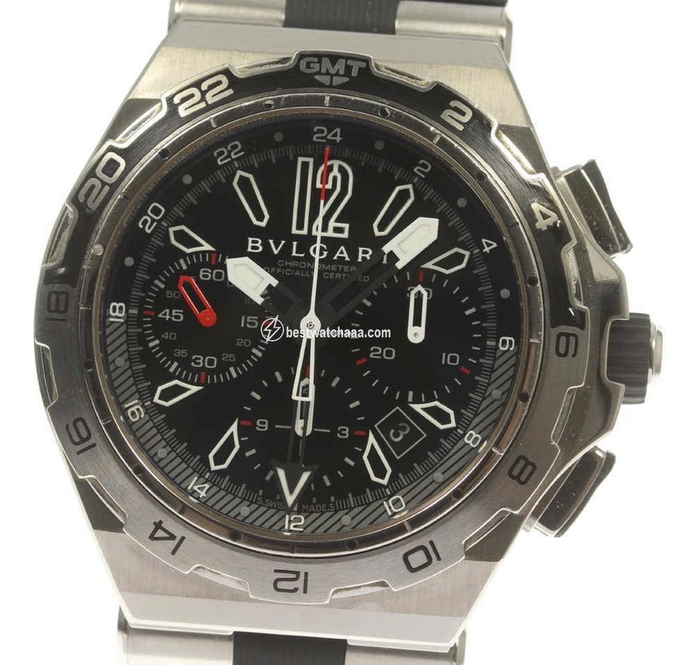 Bulgari Diagono Mens watch Unisex Automatic Steel DP 45 STV CH GMT