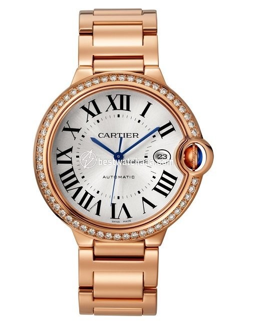 Cartier Ballon Bleu 42mm Womens watch Automatic Rose gold WJBB0038