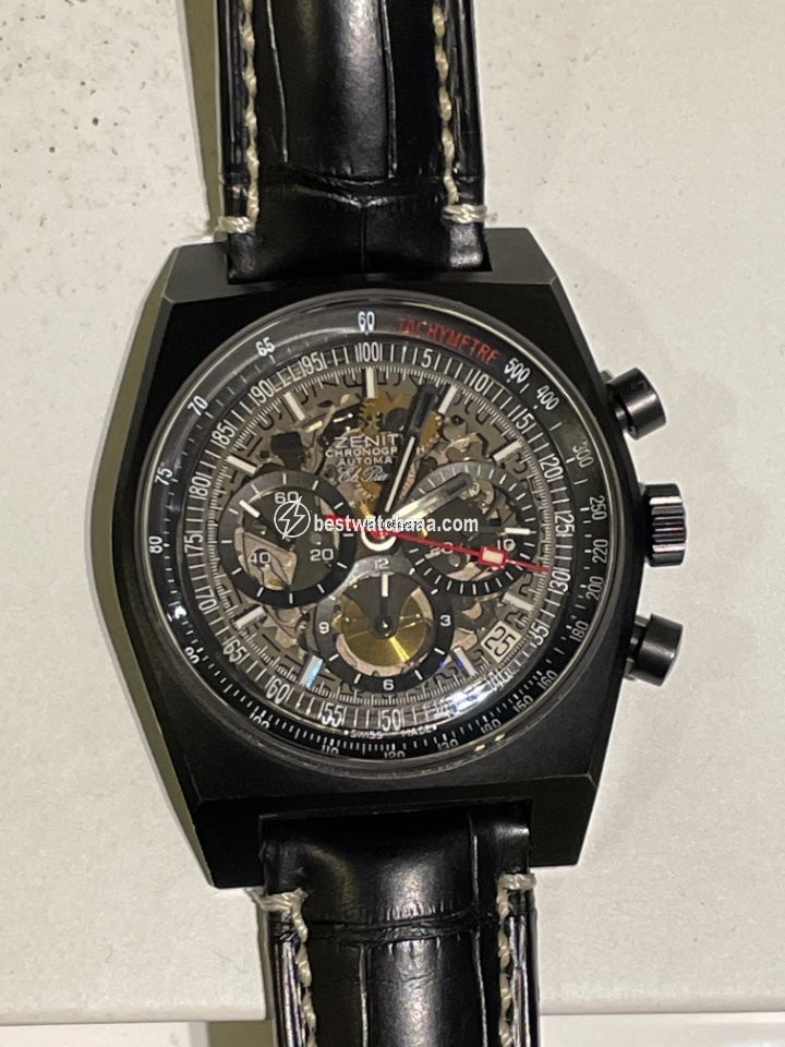 Zenith El Primero New Vintage 1969 Mens watch Unisex Automatic Titanium 96.1969.469 77.C683