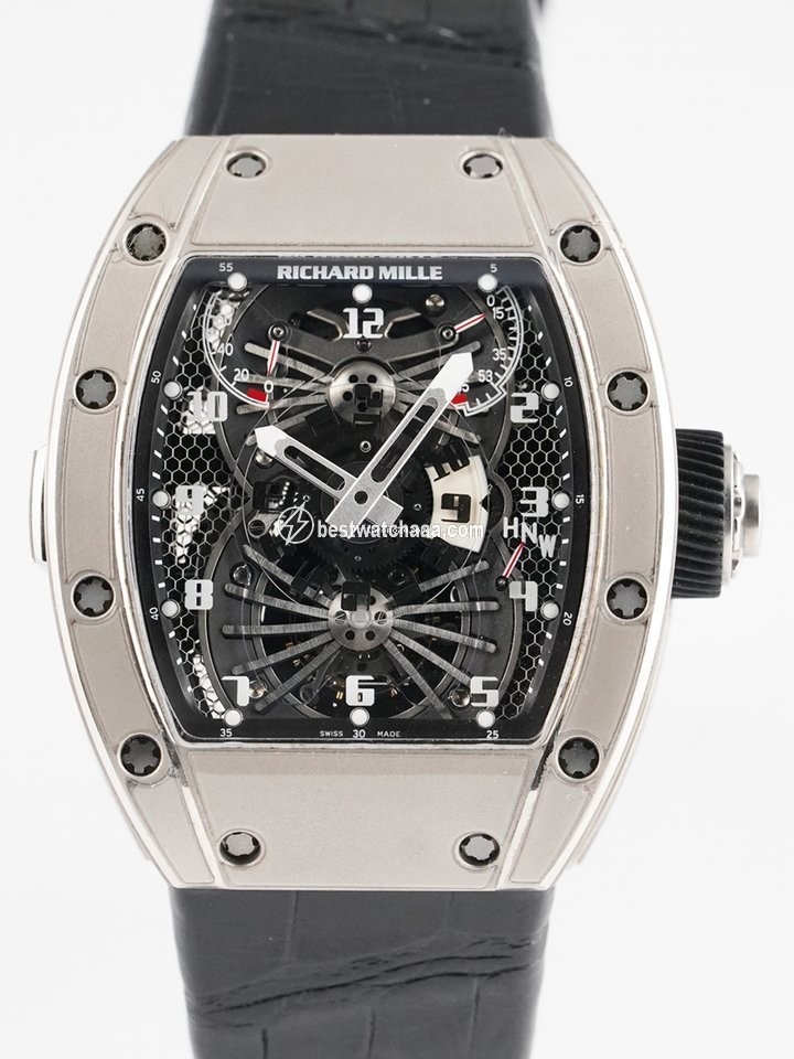 Richard Mille Mens watch Unisex Manual winding White gold RM 022