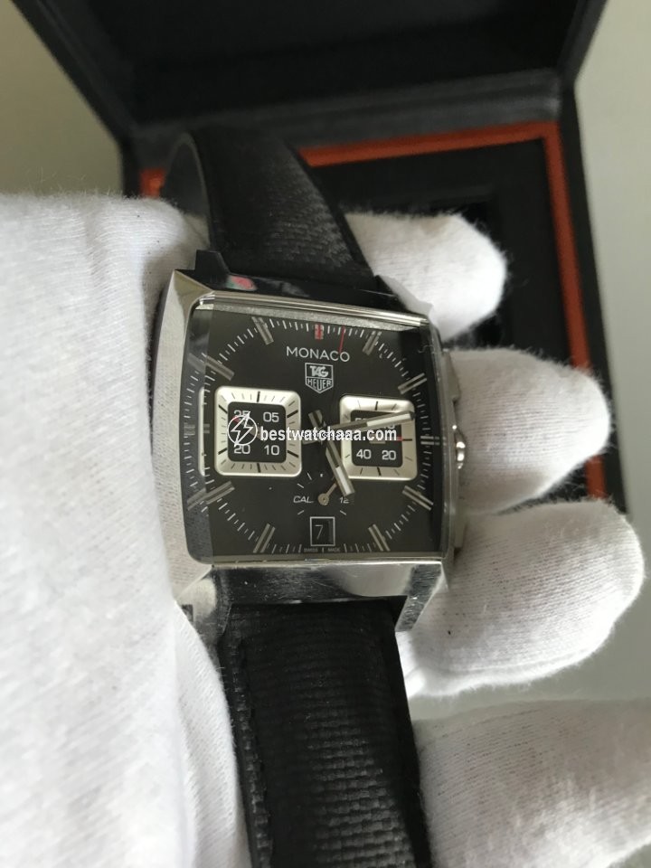 TAG Heuer Monaco Calibre 12 Mens watch Unisex Automatic Steel CAL2113.FC6536