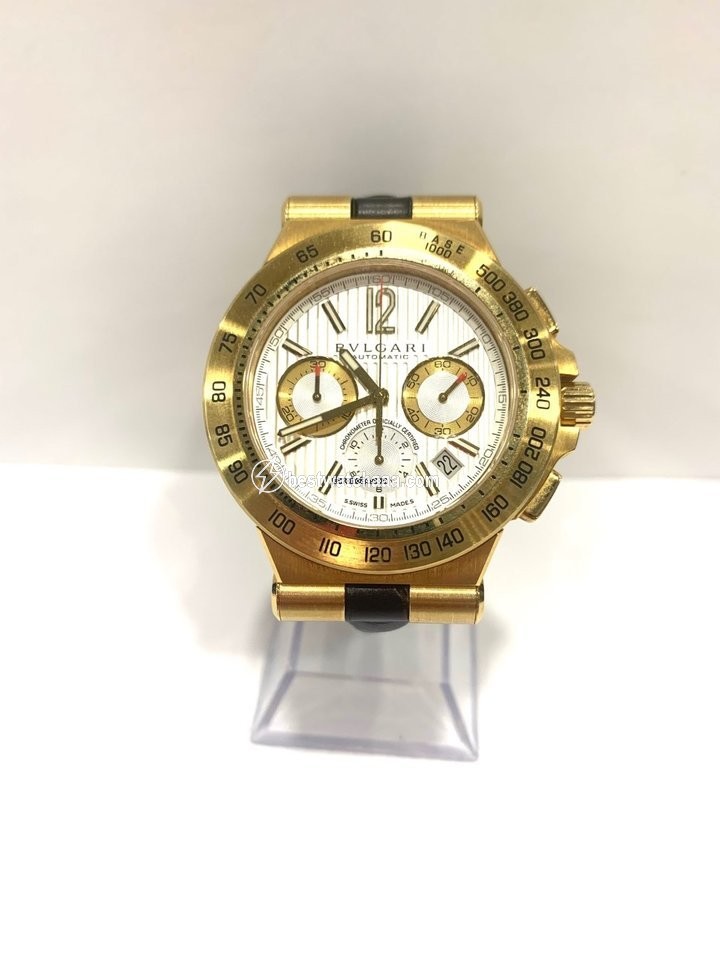 Bulgari Diagono Mens watch Unisex Automatic Yellow gold DP42