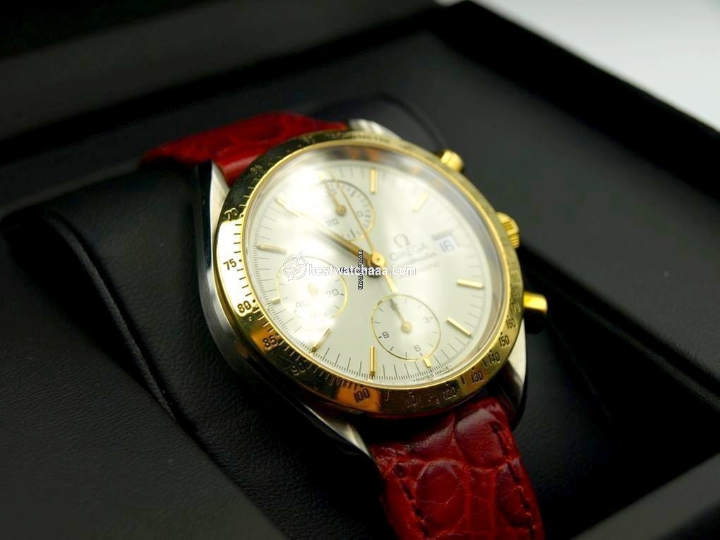 Omega Speedmaster Mens watch Unisex Automatic Gold Steel 1750043