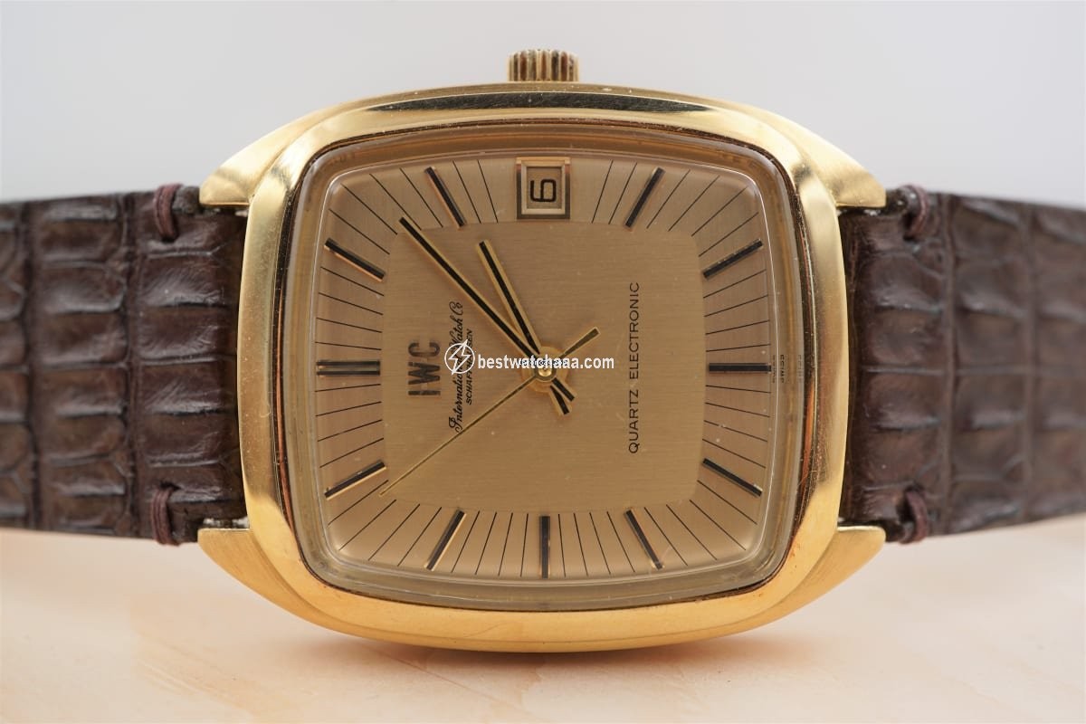 IWC Mens watch Unisex Quartz Yellow gold 3203