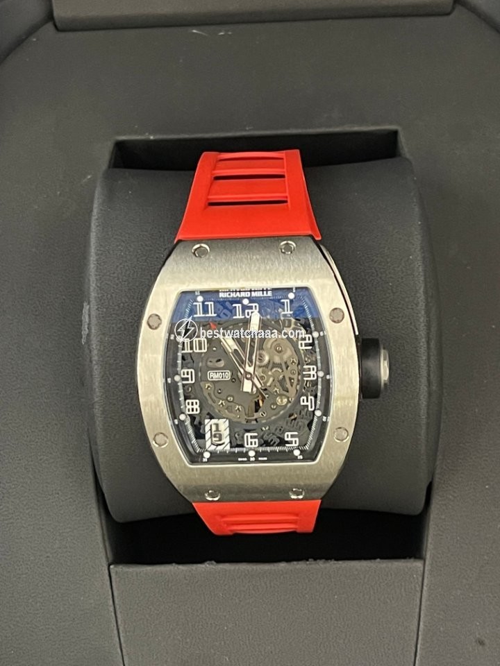 Richard Mille RM 010 Mens watch Unisex Automatic White gold RM010