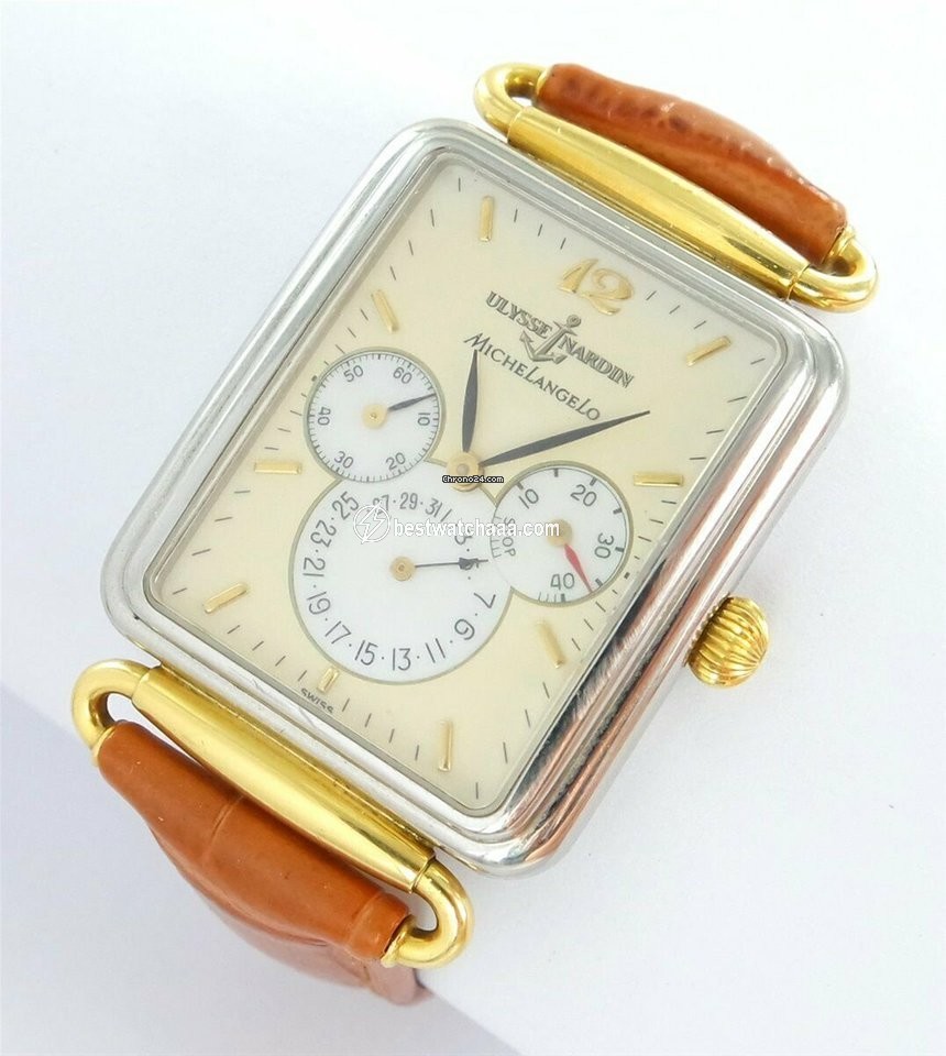 Ulysse Nardin Michelangelo Automatic Gold Steel 174-44