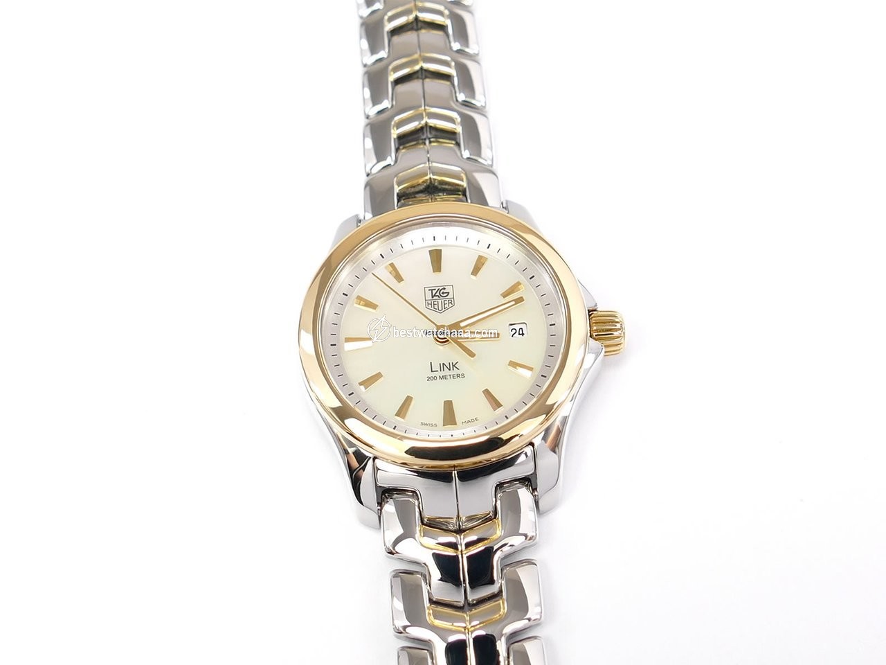 TAG Heuer Link Lady Womens watch Quartz Gold Steel WJF1352.BB0581
