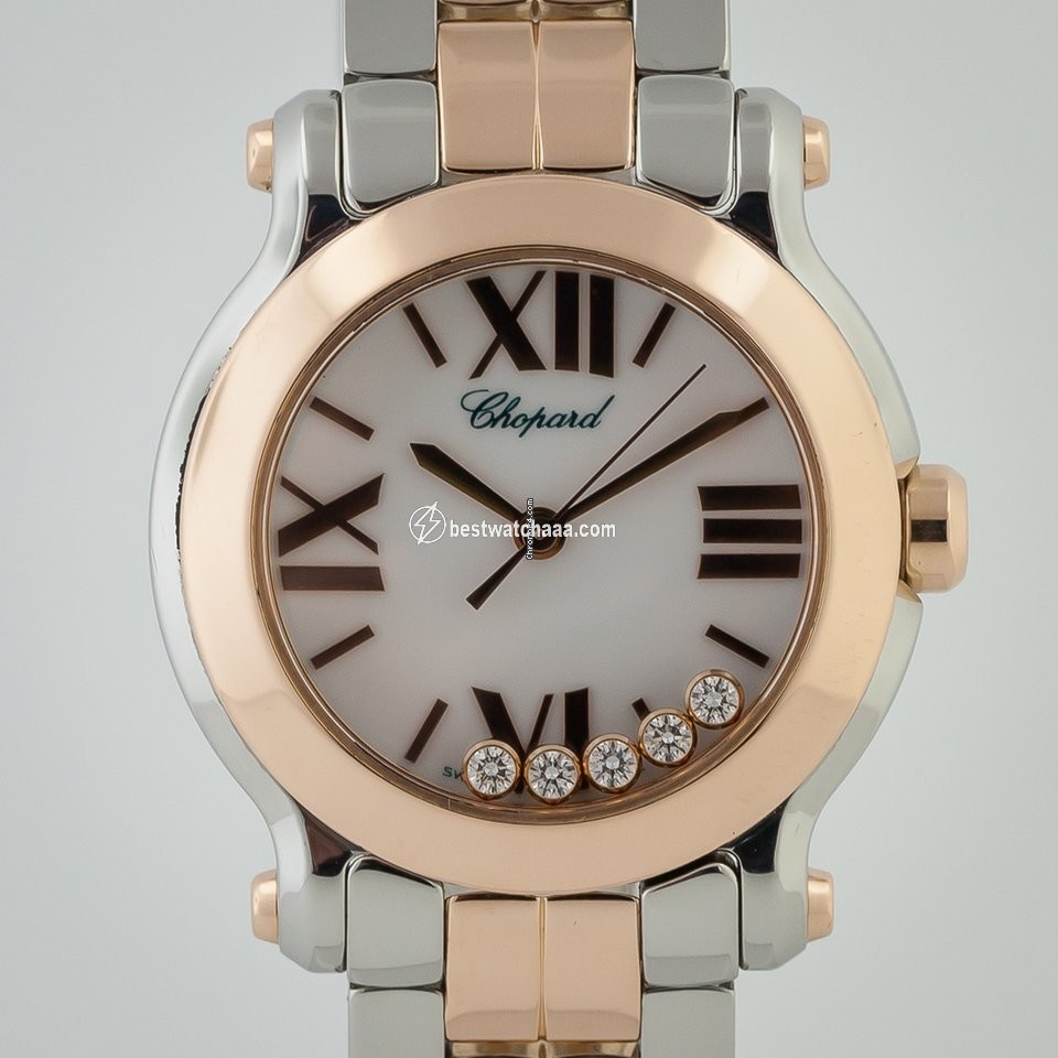 Chopard Happy Sport Womens watch Quartz Gold Steel 278509-6003