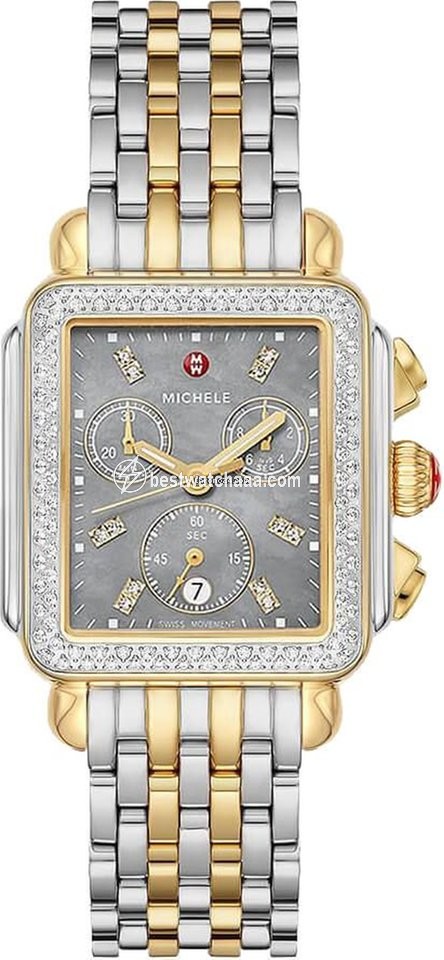 Michele Deco Womens watch Quartz Yellow gold MWW06A000785