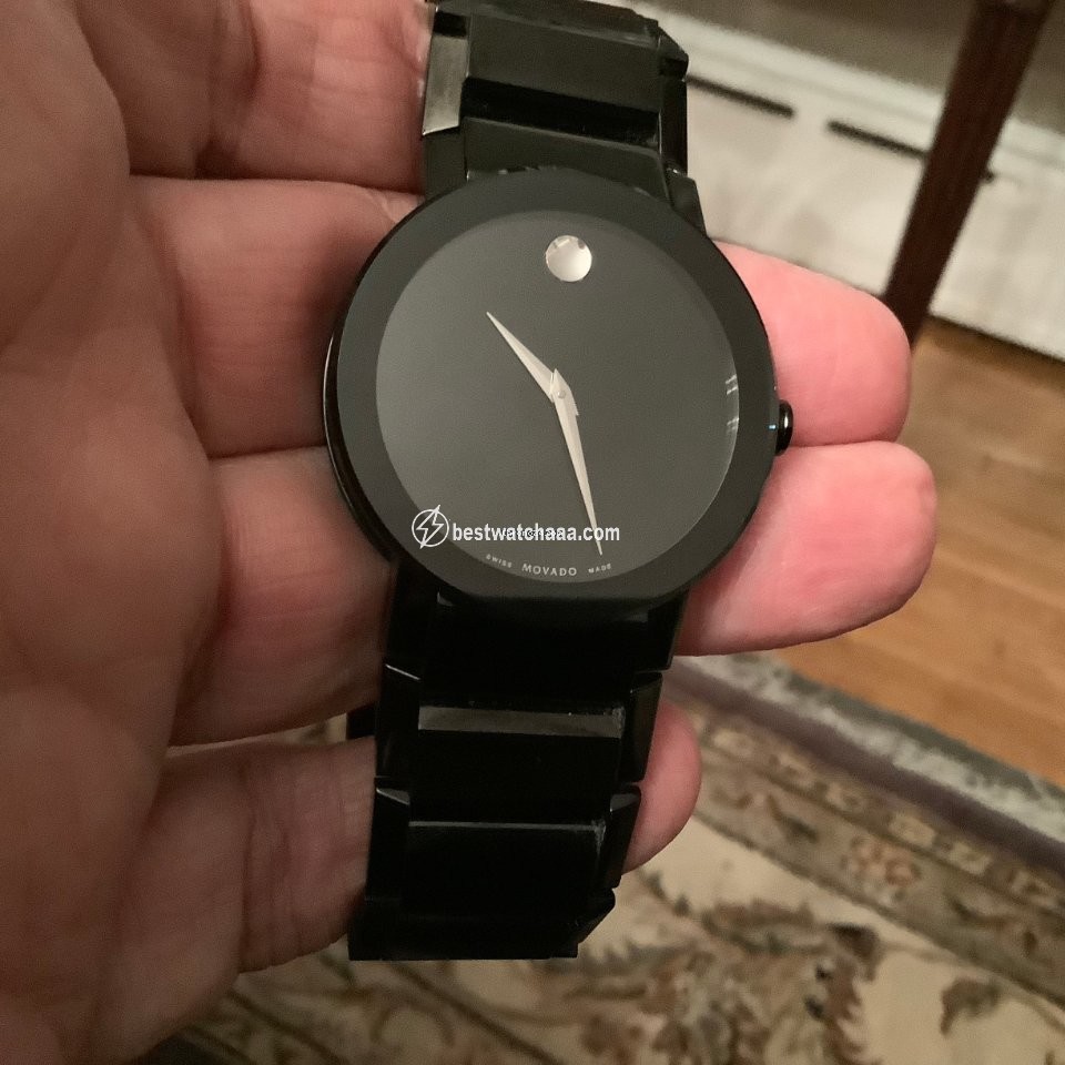 Movado Sapphire Mens watch Unisex Quartz Steel 0606882