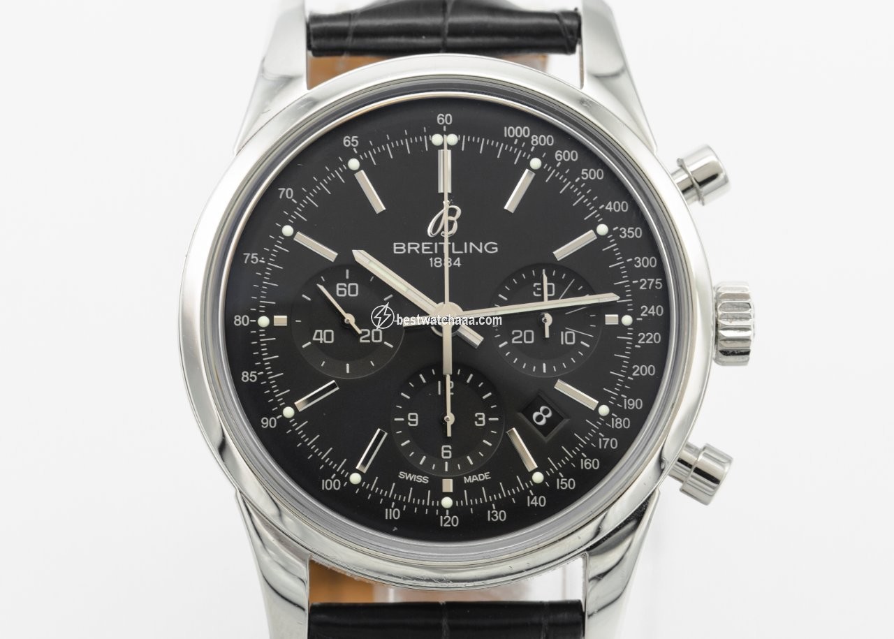 Breitling Transocean Chronograph Mens watch Unisex Automatic Steel AB015212 BA99
