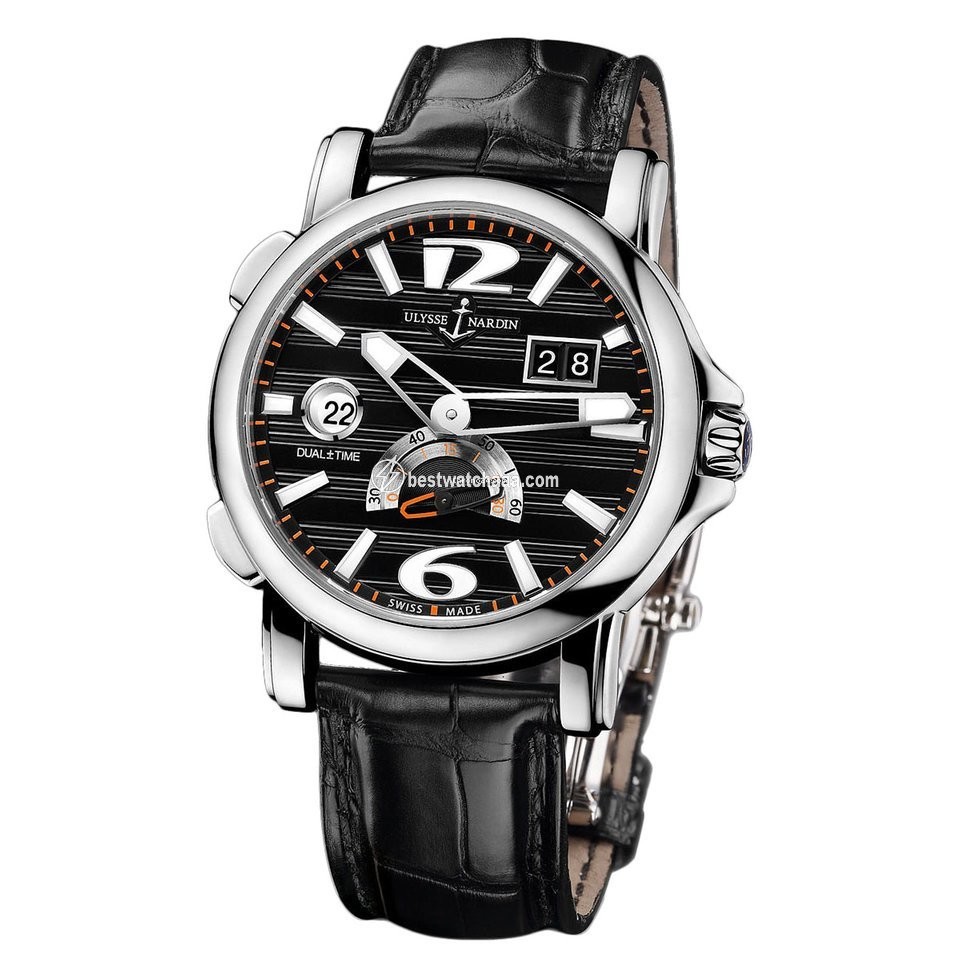 Ulysse Nardin Dual Time Mens watch Unisex Automatic Steel 243-55 62