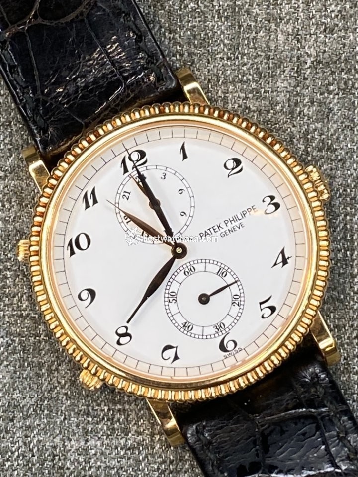 Patek Philippe Travel Time Mens watch Unisex Manual winding Rose gold 5034J-001