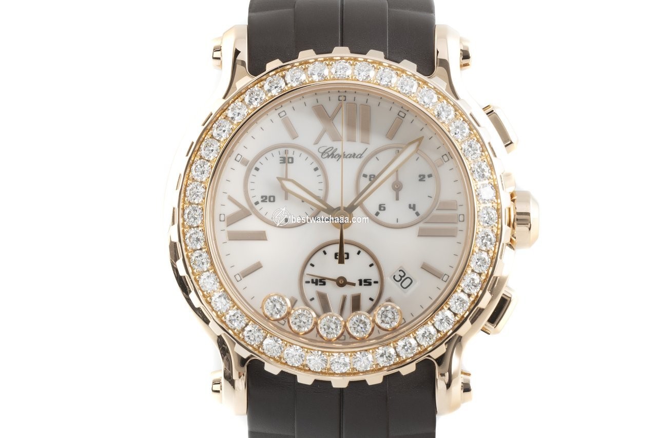 Chopard Happy Sport Womens watch Quartz Red gold 283583-5001
