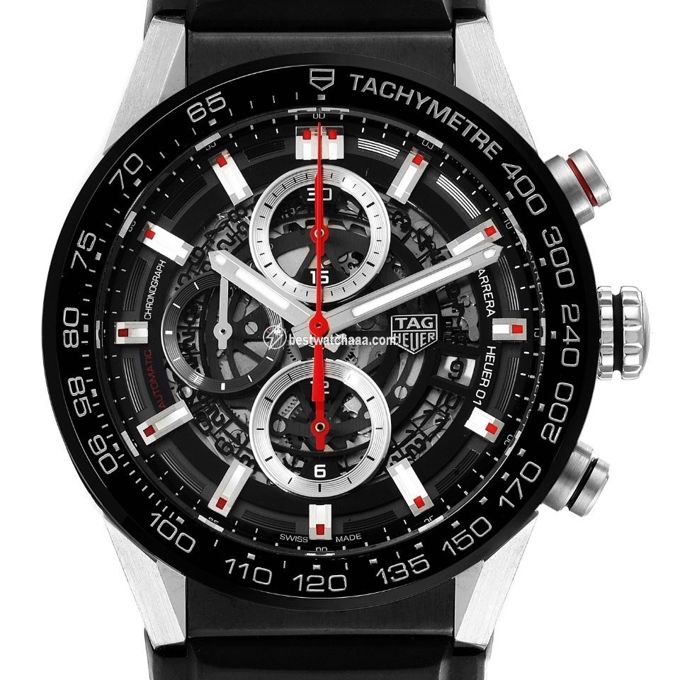 TAG Heuer Carrera Calibre HEUER 01 Mens watch Unisex Automatic Steel CAR201V.BA0714
