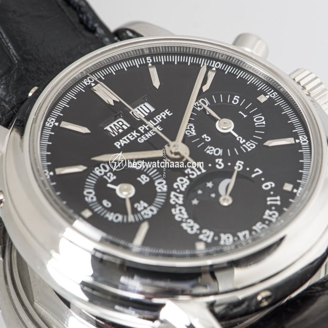 Patek Philippe Perpetual Calendar Chronograph Mens watch Unisex Manual winding Platinum 3970EP-027