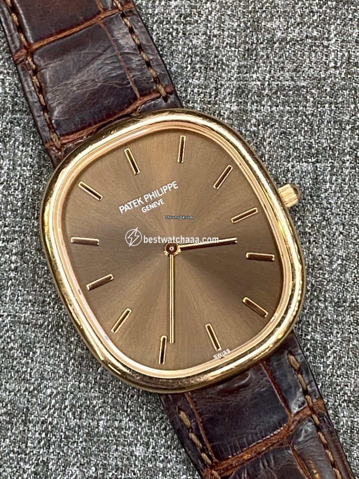 Patek Philippe Golden Ellipse Mens watch Unisex Automatic Rose gold 3738 100R-001