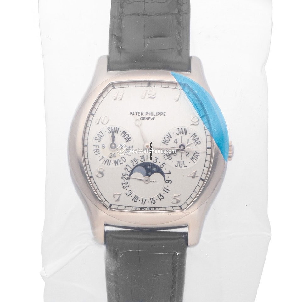 Patek Philippe Perpetual Calendar Mens watch Unisex Automatic White gold 5040G-018