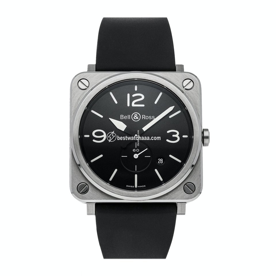 Bell & Ross BR S Mens watch Unisex Quartz Steel BRS-BLC-ST