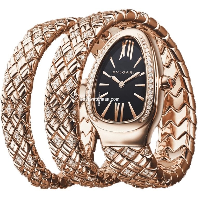 Bulgari Serpenti Womens watch Quartz Rose gold 103252