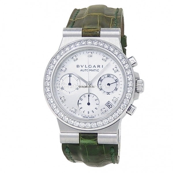 Bulgari Diagono Womens watch Automatic White gold CHW 35 G