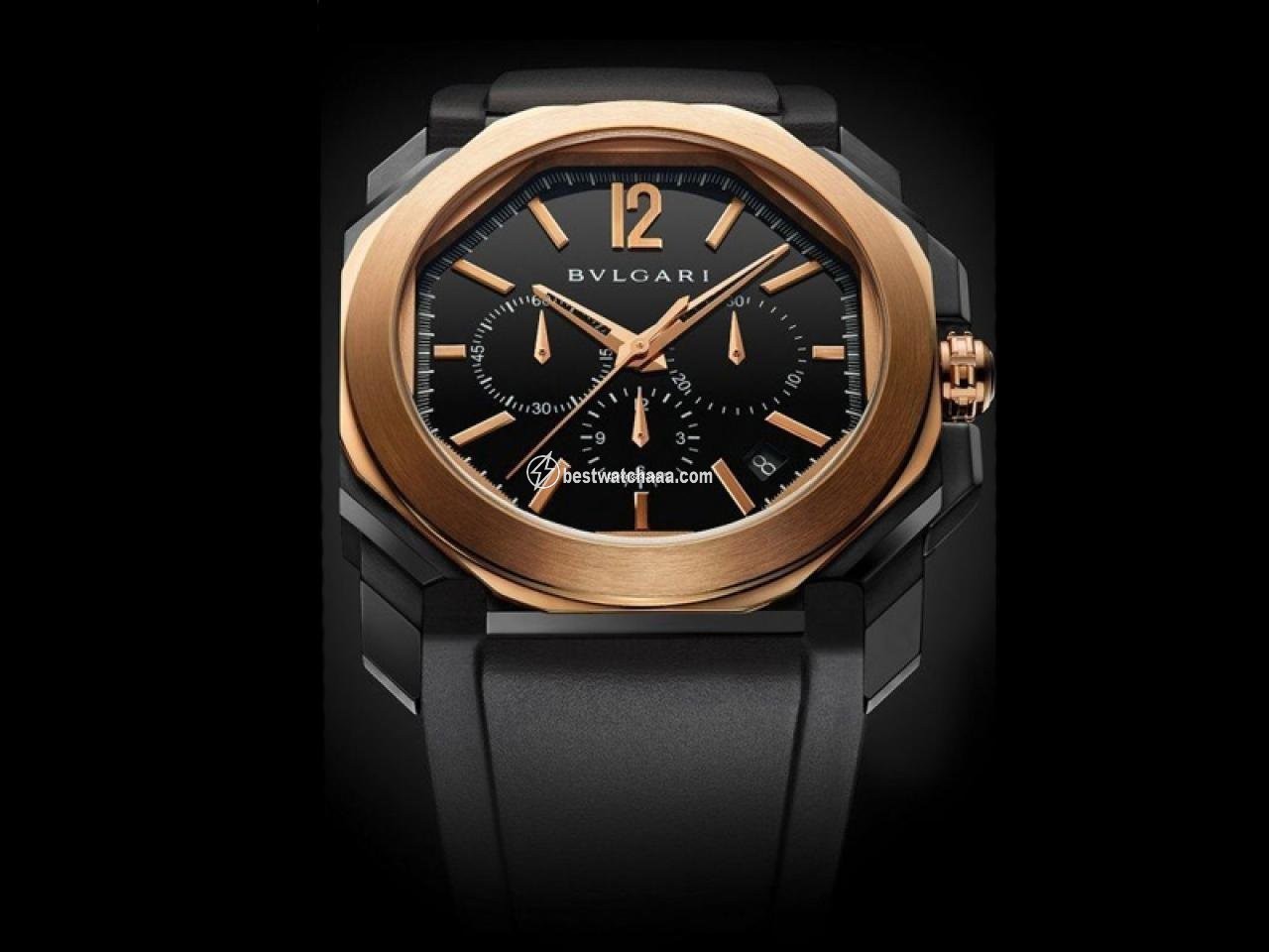 Bulgari Octo Mens watch Unisex Automatic Gold Steel 102488 BGO41BBSPGVDCH