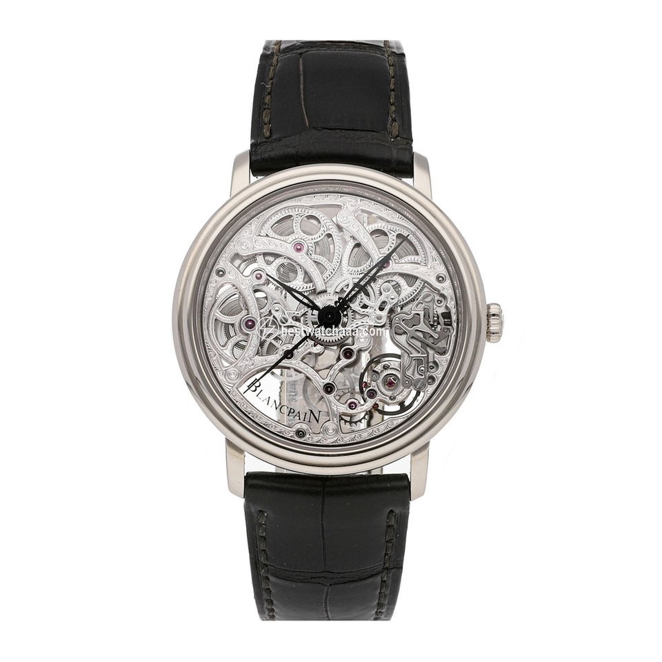 Blancpain Mens watch Unisex Manual winding White gold 6633-1500-55B