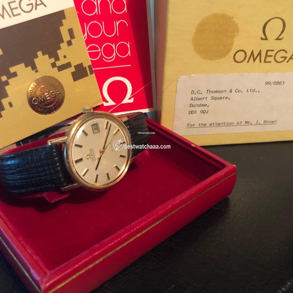 Omega De Ville Mens watch Unisex Automatic Yellow gold 166.5161
