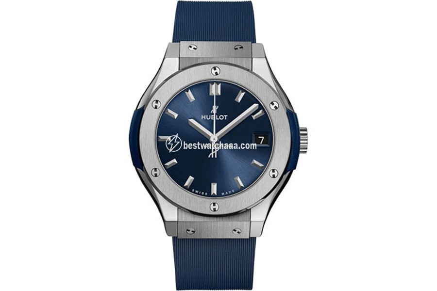 Hublot Classic Fusion Blue Mens watch Unisex Automatic Titanium 581.NX.7170.RX