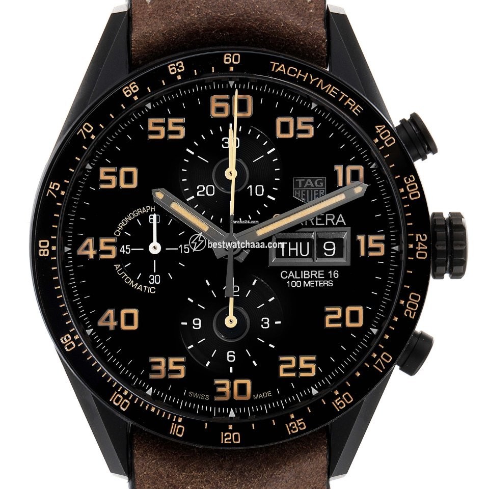 TAG Heuer Carrera Calibre 16 Mens watch Unisex Automatic Titanium CV2A84.FC6394