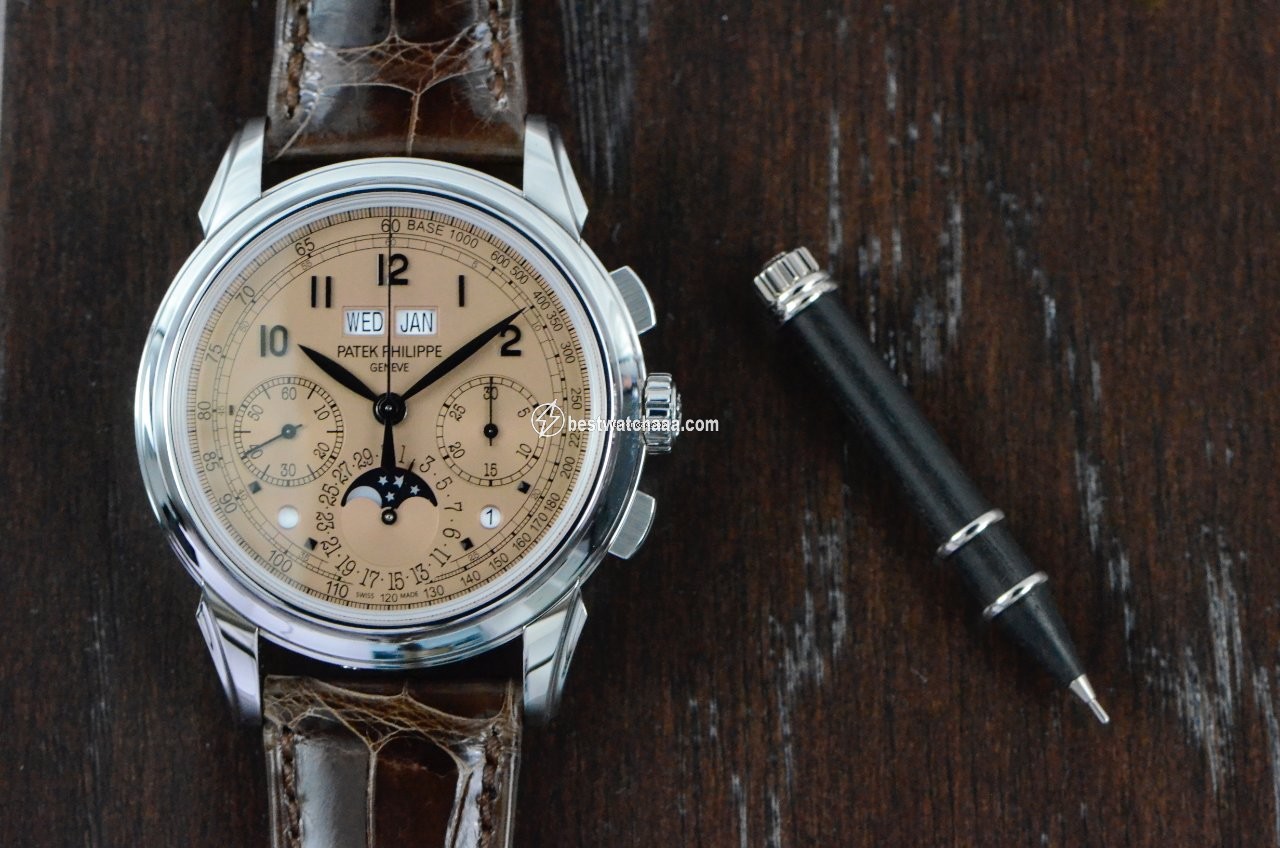 Patek Philippe Perpetual Calendar Chronograph Mens watch Unisex Manual winding Platinum 5270P-001