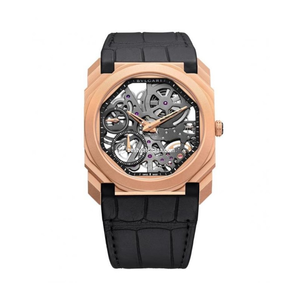 Bulgari Octo Mens watch Unisex Manual winding Rose gold 102946