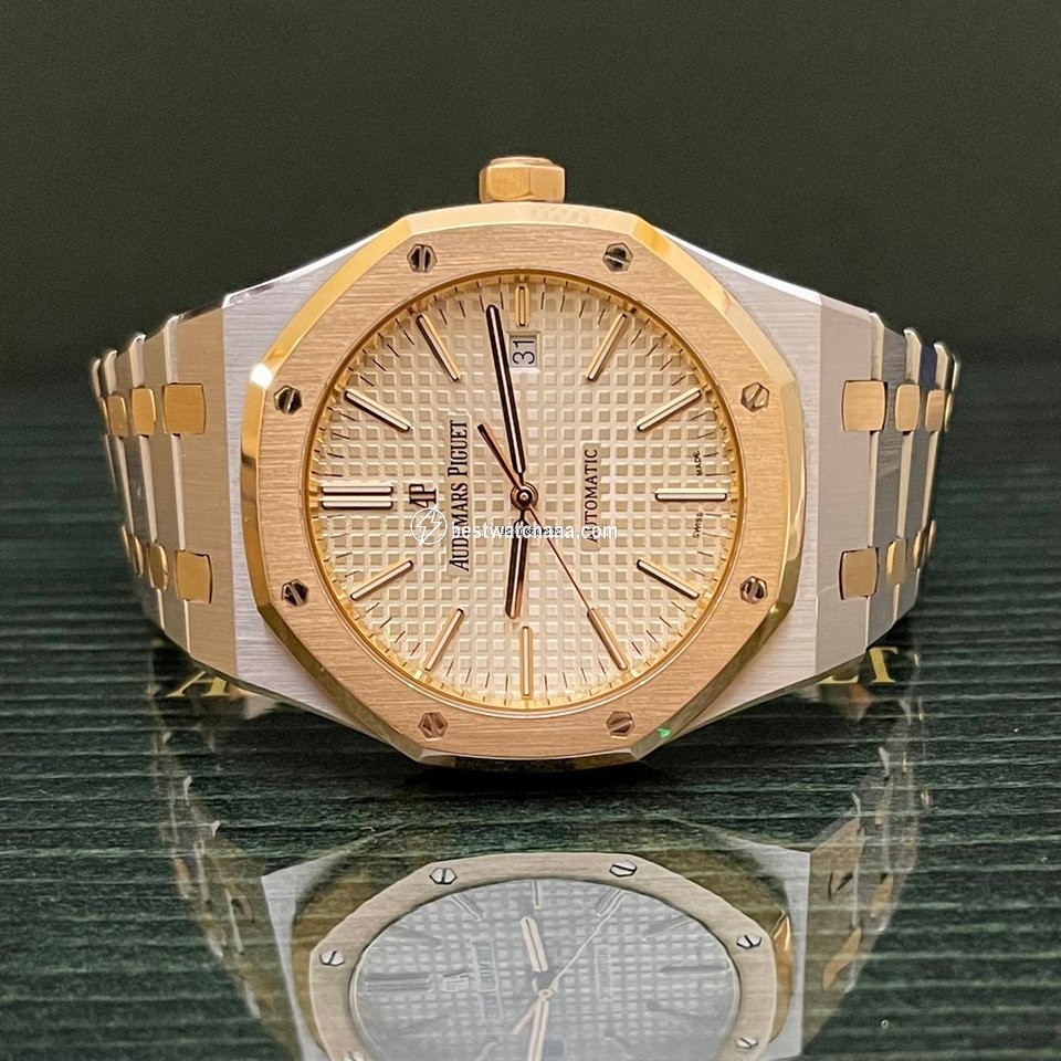 Audemars Piguet Royal Oak Selfwinding Mens watch Unisex Automatic Gold Steel 15400SR.OO.1220SR.01