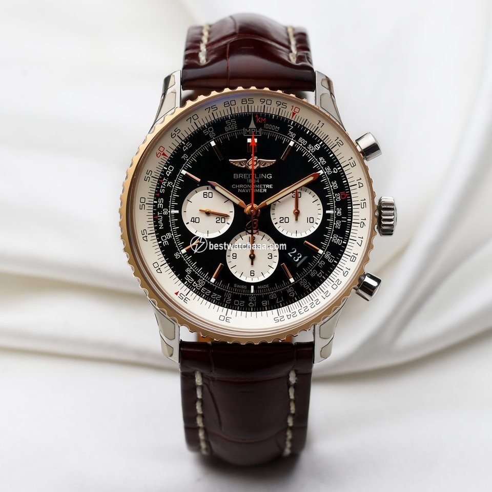 Breitling Navitimer 01 (46 MM) Mens watch Unisex Automatic Gold Steel UB012721 BE18