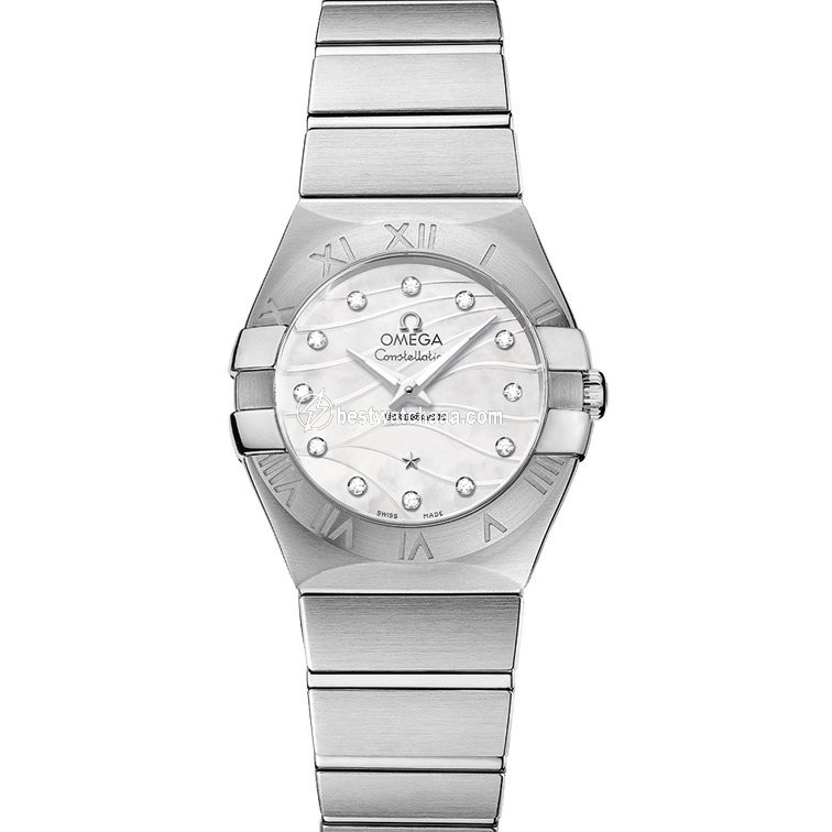 Omega Constellation Quartz Womens watch Quartz Steel 123.10.27.60.55.003