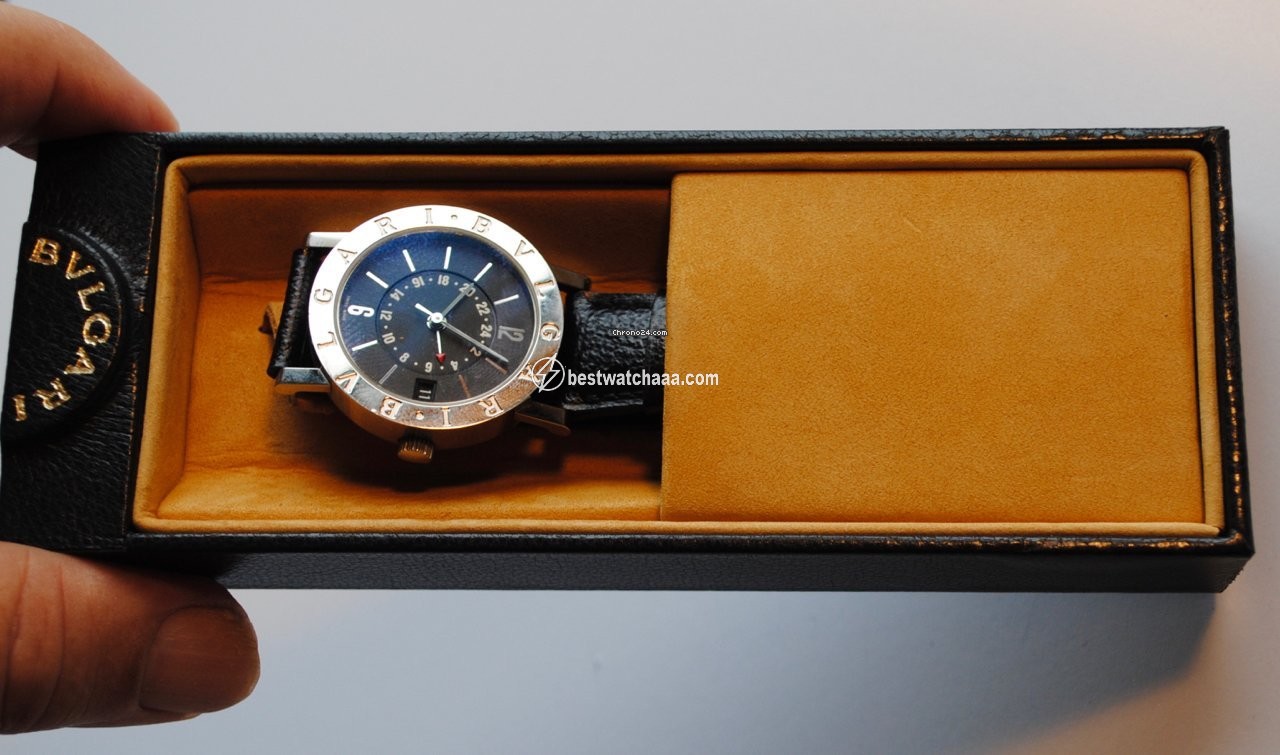 Bulgari Mens watch Unisex Automatic Steel BB SL GMT L741