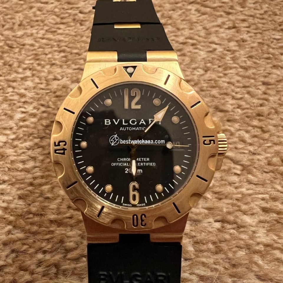 Bulgari Mens watch Unisex Automatic Yellow gold L254