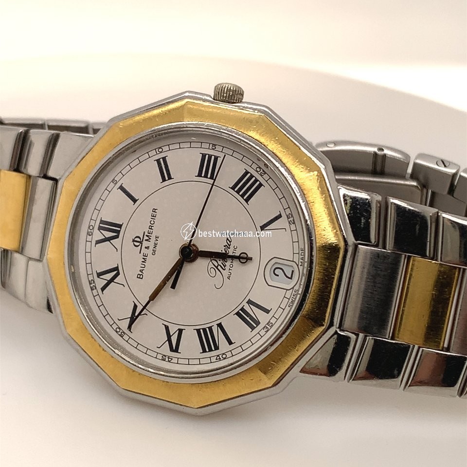 Baume & Mercier Riviera Mens watch Unisex Automatic Gold Steel 3131