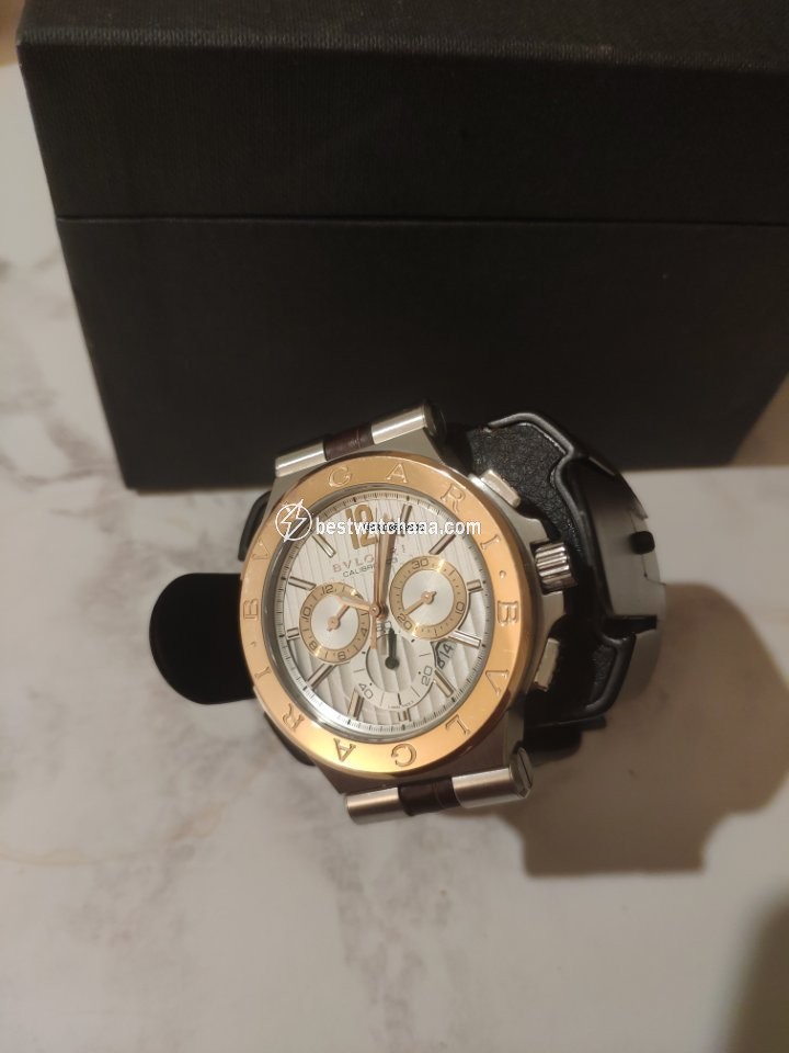 Bulgari Diagono Mens watch Unisex Automatic Gold Steel DG42C6SPGLDCH