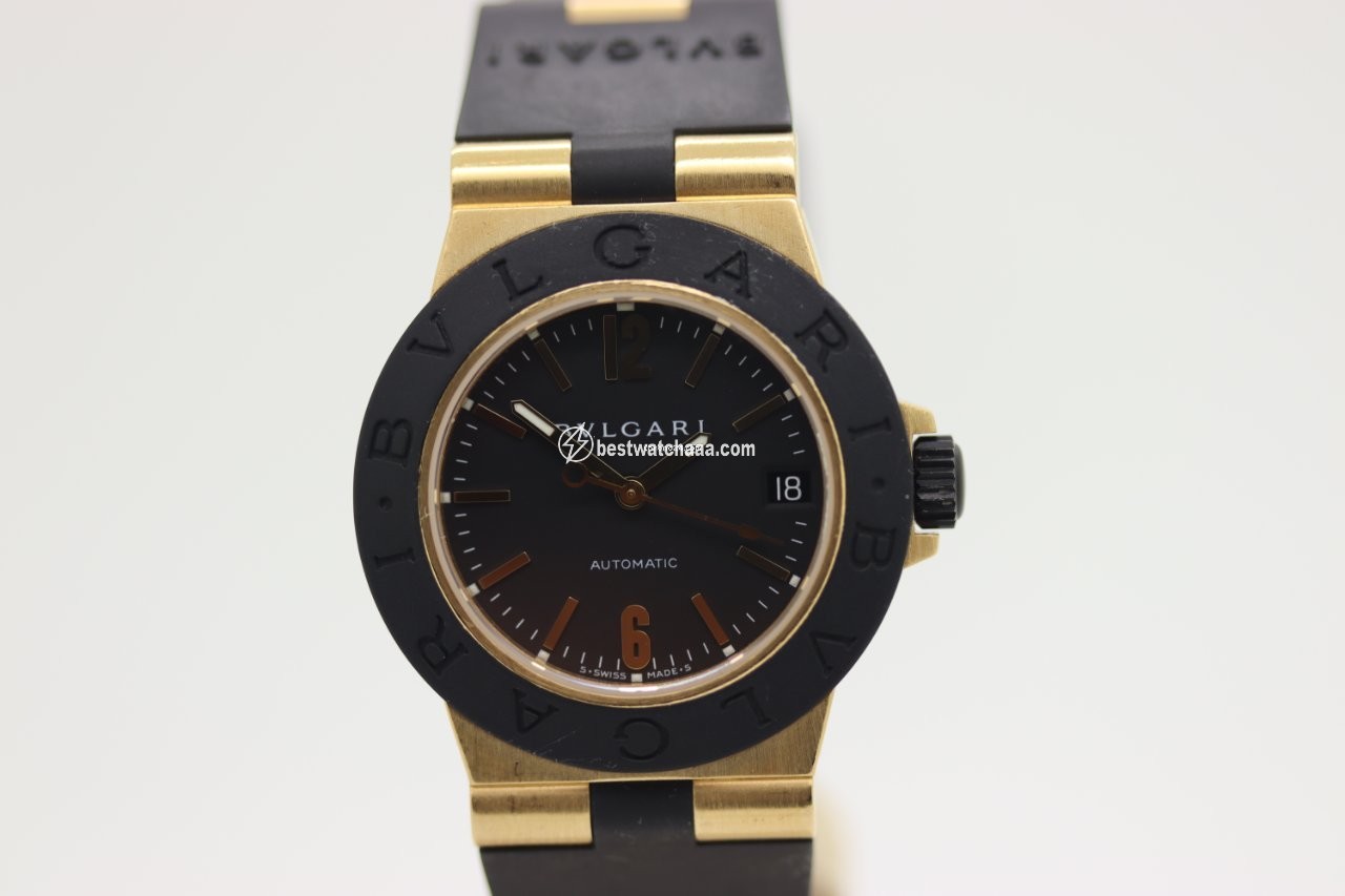 Bulgari Diagono Womens watch Automatic Yellow gold AL32G