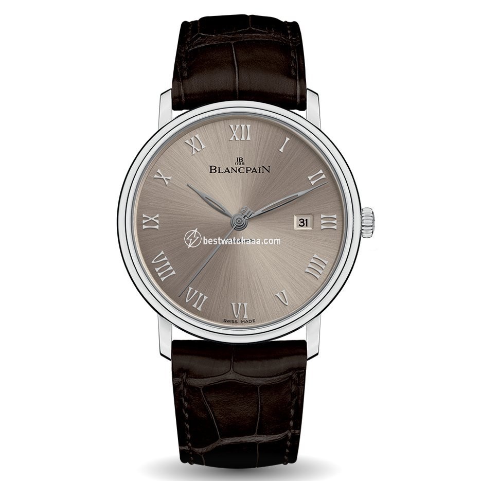 Blancpain Villeret Ultra-Slim Mens watch Unisex Automatic White gold 6651-1504-55A