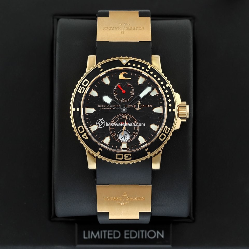 Ulysse Nardin Maxi Marine Diver Mens watch Unisex Automatic Rose gold 266-37LE-3a