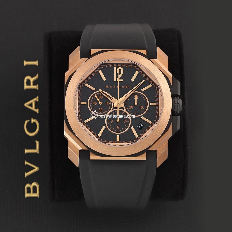 Bulgari Octo Mens watch Unisex Automatic Rose gold 103204